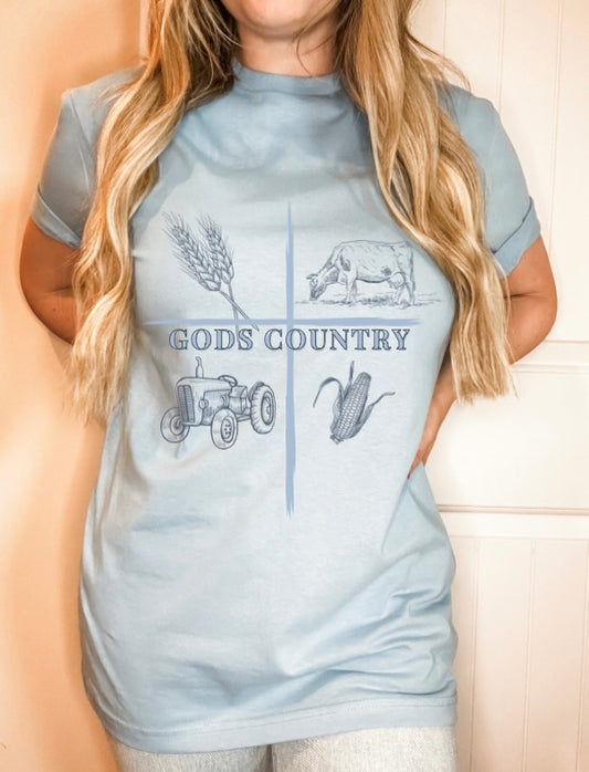 Gods Country Sketch Tee