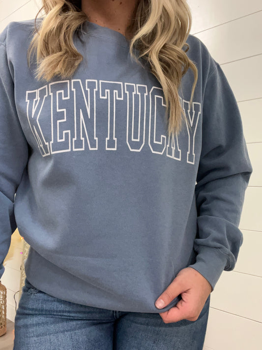 Kentucky Blue Comfort Color Sweatshirt