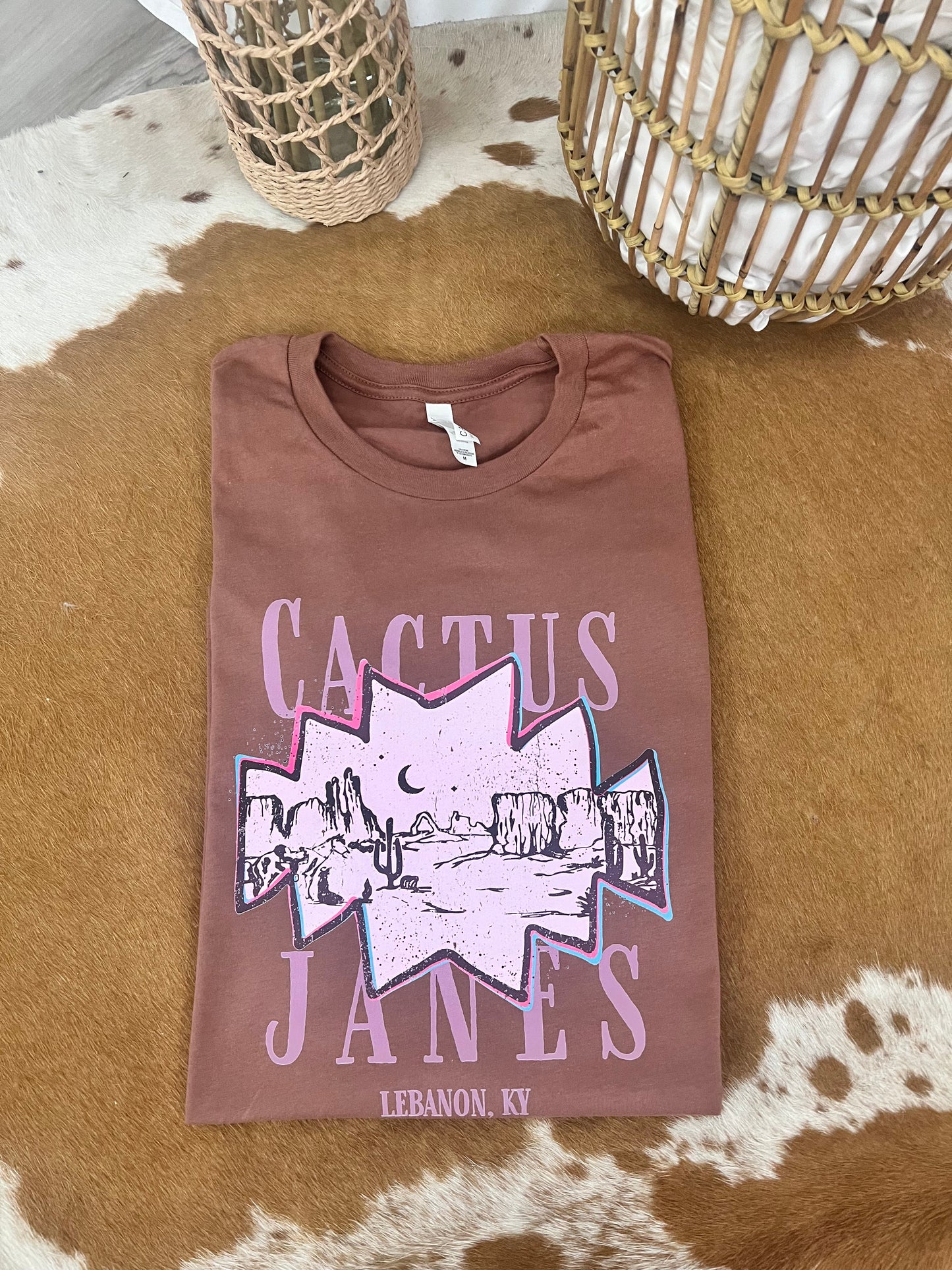Cactus Janes Western Tee